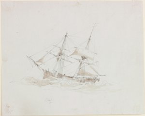 Ritratto di nave - Brigantino